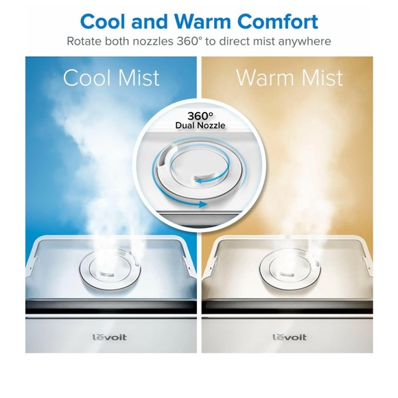 Levoit Warm and Cool Mist Humidifier - Picture 8 of 12